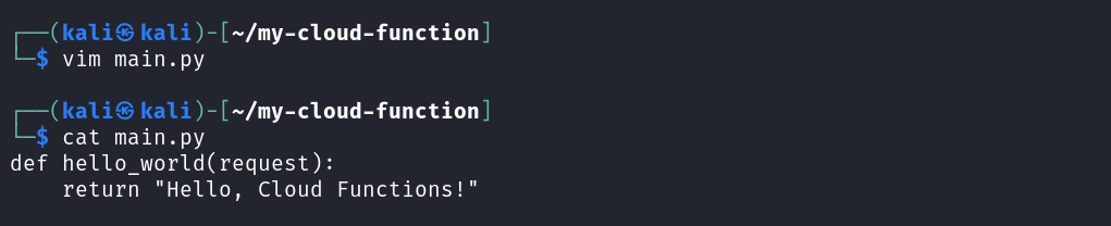Writing a simple function