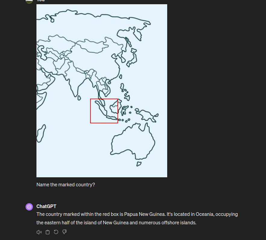 GEO location Recognition: ChatGPT 4