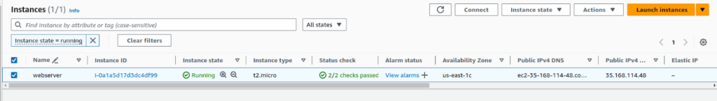 EC2 instance