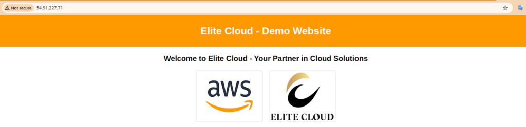 EC2 instance website