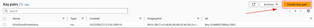 Creating Key Pair