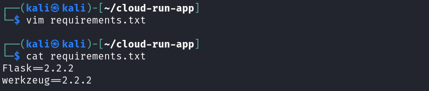 Following up with the requirements