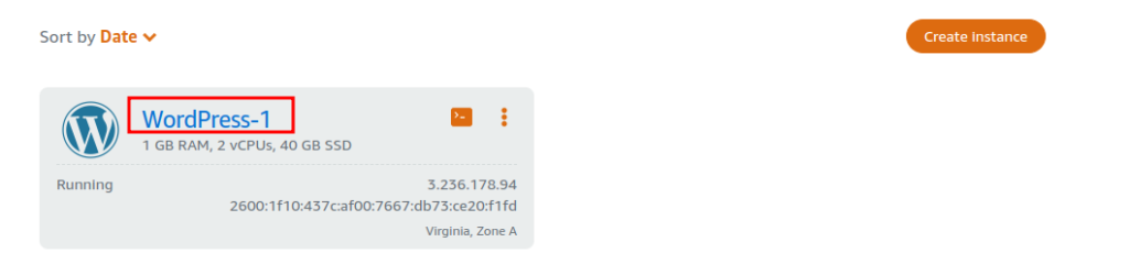 Accessing wordpress