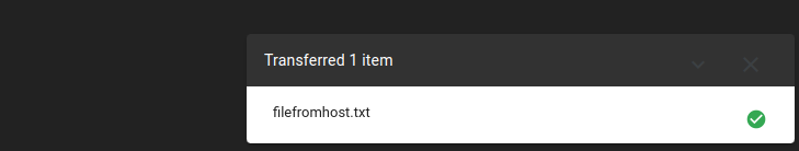 Upload successful