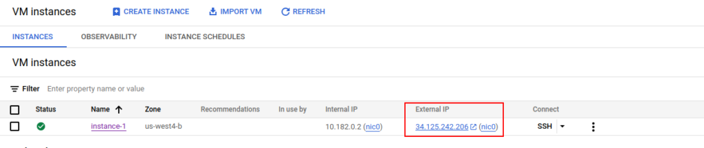 Getting the external IP