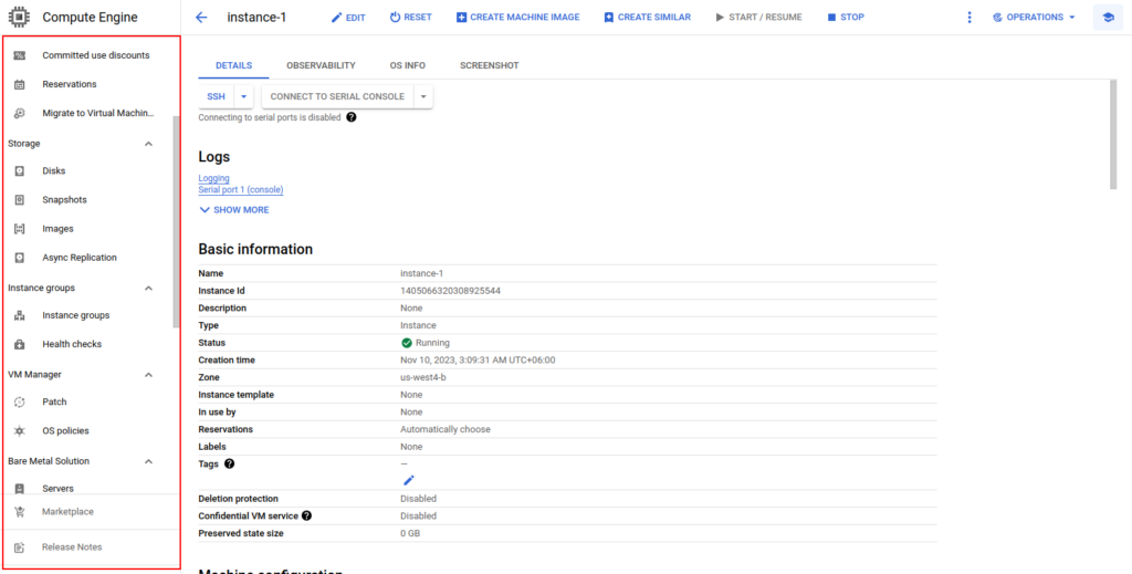 Overview of compute engine