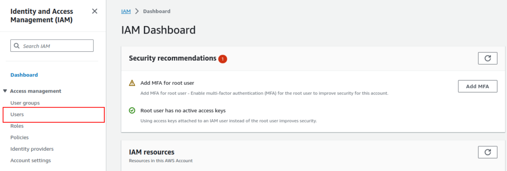 AWS IAM Users