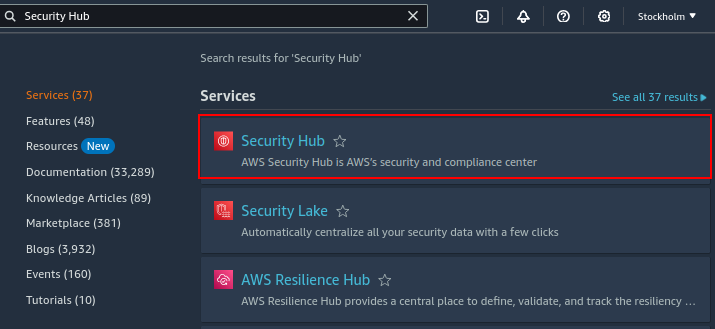 AWS Security Hub