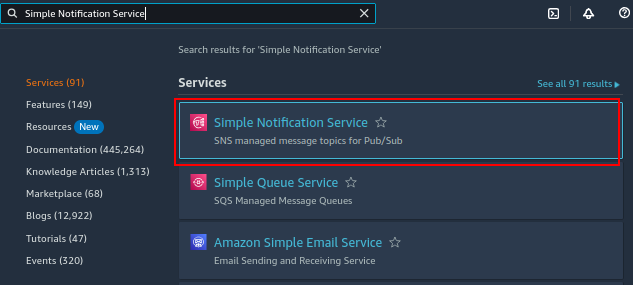Amazon SNS