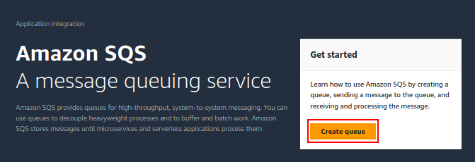Creating Amazon SQS