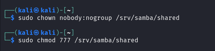 Changing group permission