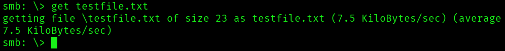 Downloading a file
