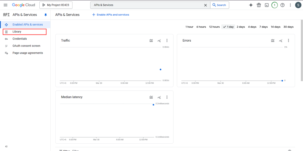 Navigate to API Ligrary
