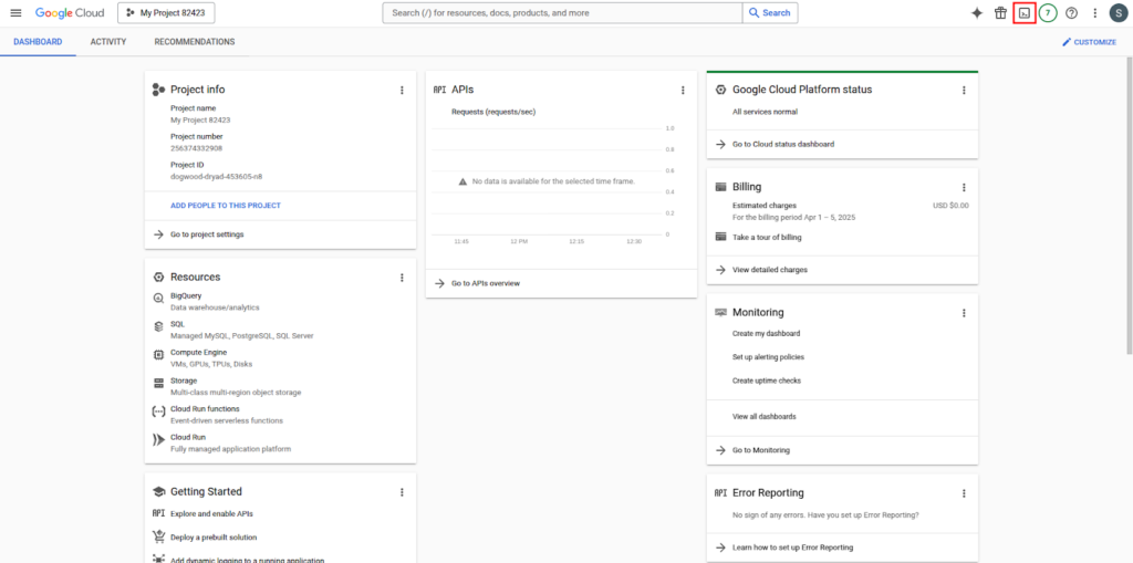 Google Cloud Console
