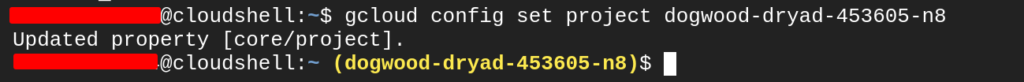 Setting a config project