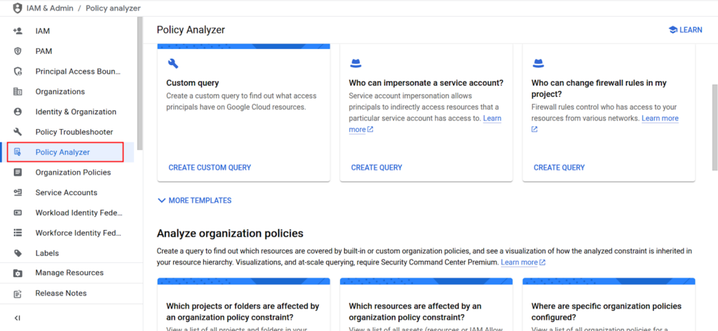 Auditing iam role