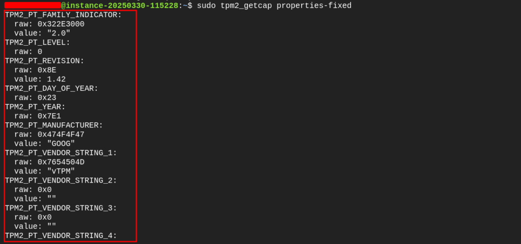 Verify the shielded VM feature