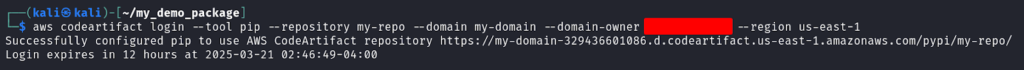 AWS CodeArtifact_ Managing Dependencies Securely Elite Cloud_008 | Elite Cloud Authenticating into CodeArtifact