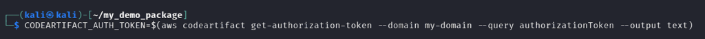 AWS CodeArtifact_ Managing Dependencies Securely Elite Cloud_010 | Elite Cloud Extracting auth token and saving into variable