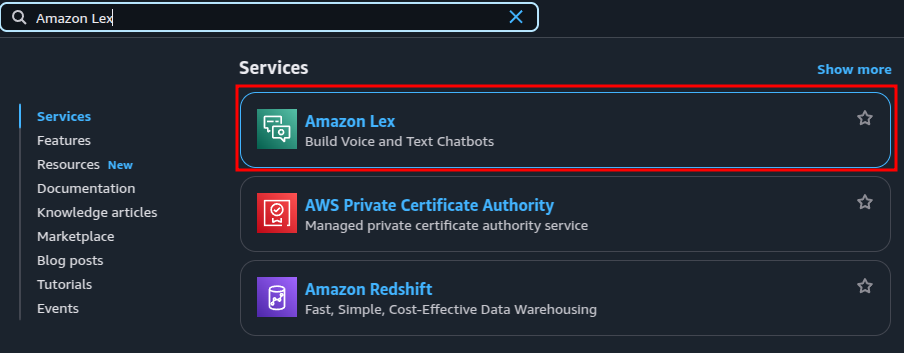 Amazon Lex