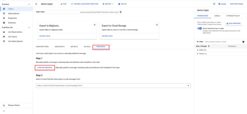 Google Cloud Pub_Sub_ Scalable Messaging for Event-Driven Systems Elite Cloud_007 | Elite Cloud publishing message