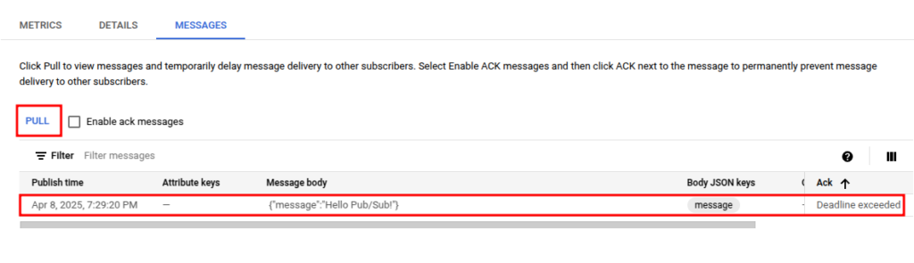 Google Cloud Pub_Sub_ Scalable Messaging for Event-Driven Systems Elite Cloud_010 | Elite Cloud viewing the message