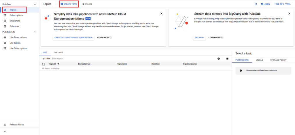 Google Cloud Scheduler_ Automating Jobs with Cron Precision Elite Cloud_001 | Elite Cloud Creating a pub/sub topic