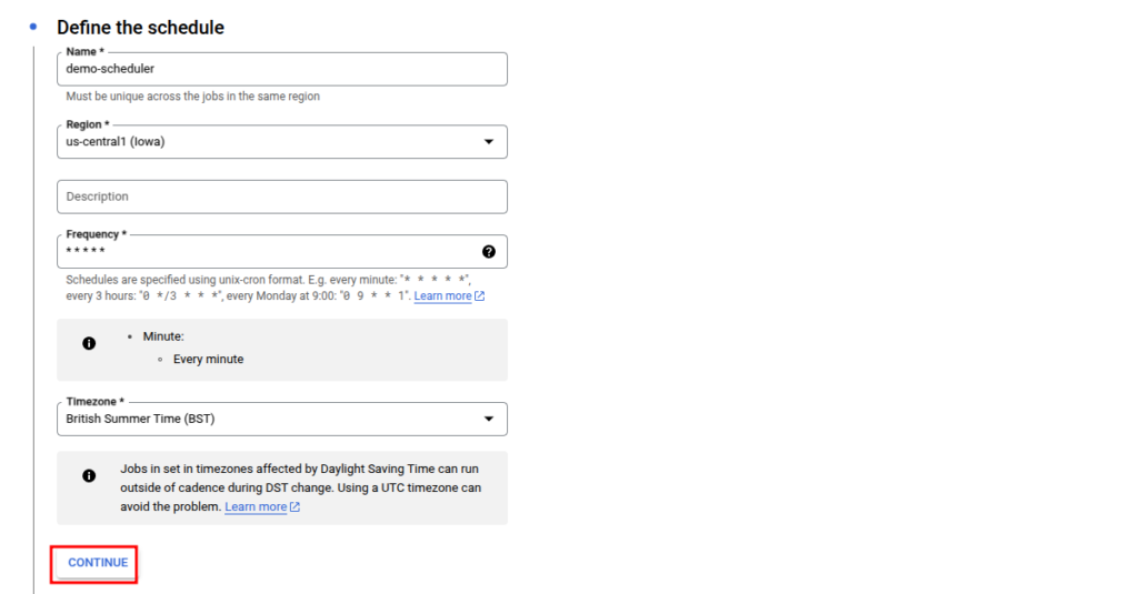 Google Cloud Scheduler_ Automating Jobs with Cron Precision Elite Cloud_005 | Elite Cloud Filling in the information